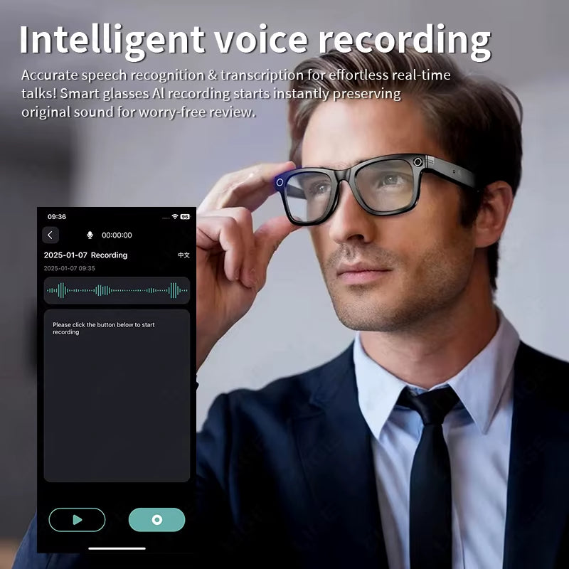 Smart Glasses 4K HD Camera