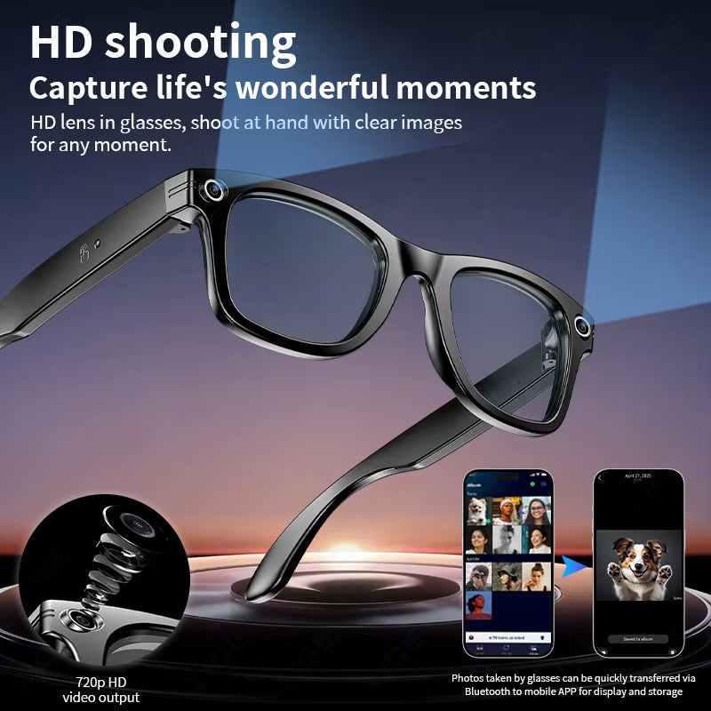 Smart Glasses 4K HD Camera