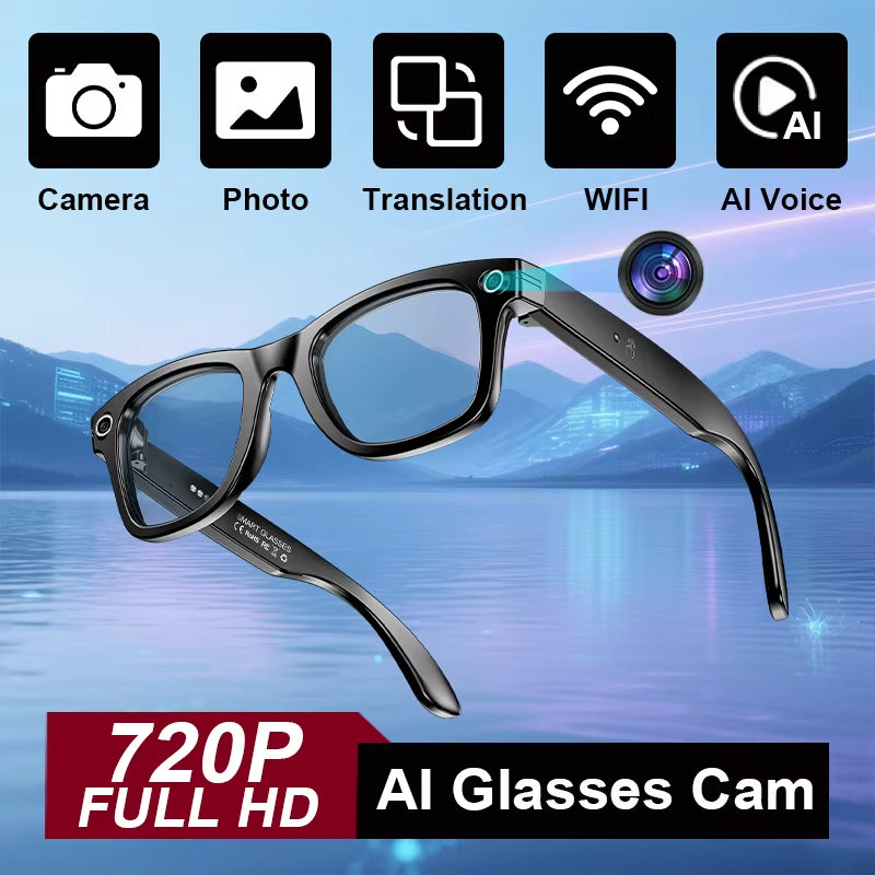 Smart Glasses 4K HD Camera
